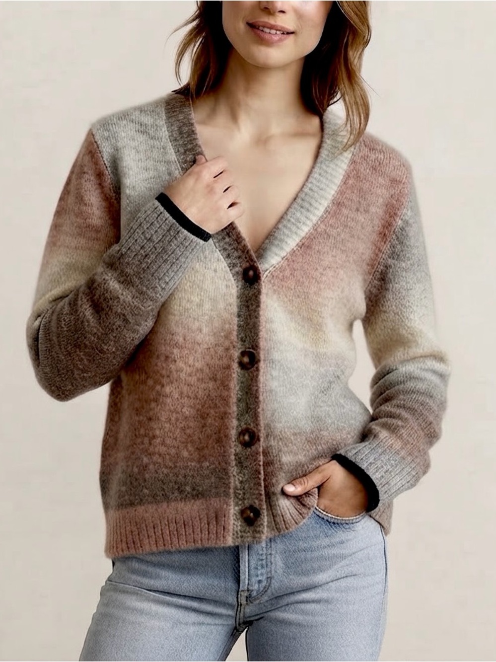 NWT Dex Ombré Cardigan Size S